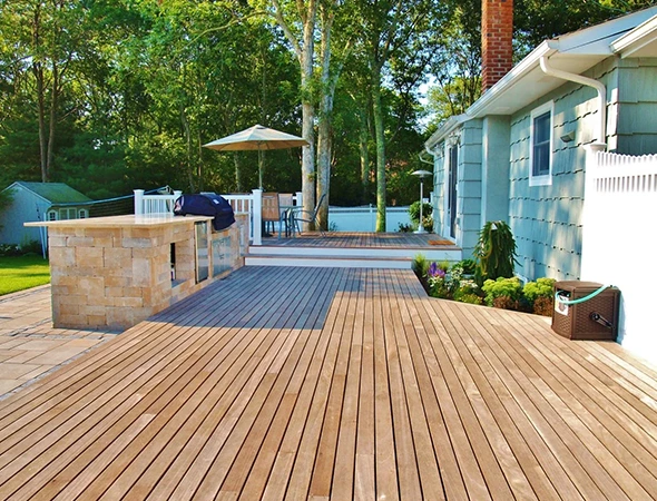 Mocksville NC custom deck installation with expert craftsmanship and personalized outdoor design.