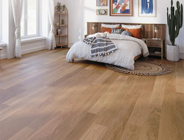 Expert hardwood floor refinishing in Mocksville NC to restore natural beauty and remove scratches and wear.