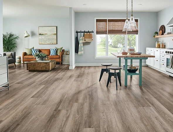 Troutman NC vinyl plank flooring specialists offering waterproof, durable flooring that mimics real wood.