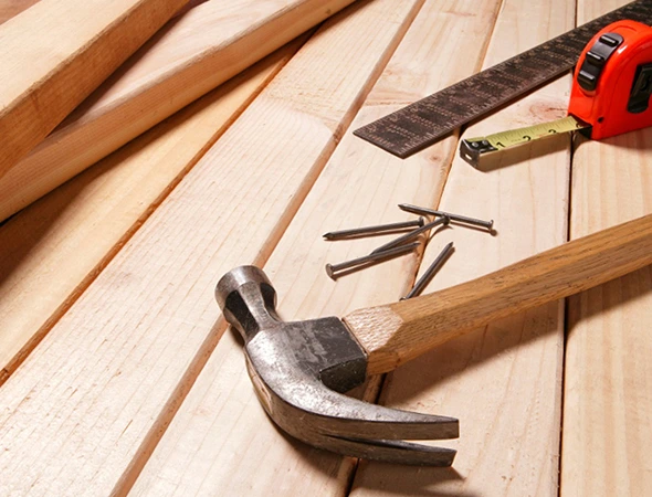 Dependable carpenter services in Troutman NC specializing in interior trim, framing, and deck building.